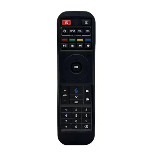 Silicone Remote Cover Case for SuperBOX S5 PRO, S4 PRO, S5 Max 2024, S6 2025, S6-Ultra, S6 Ultra Voice Remote Protector (Black)