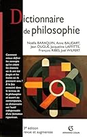 Dictionnaire de philosophie 2200269862 Book Cover
