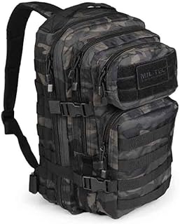 Mil-Tec US Assault Pack Tagesrucksack • Taktischer Militär Rucksack mit MOLLE-System • Kompakter Bundeswehr Rucksack, Outdoor Wanderrucksack oder Reiserucksack für Camping & Einsatz
