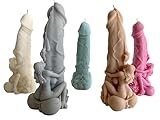 Penis Candle, Dick Candle, Stag Gift,Hen Gift,Cock Candle, Bridesmaid Gift, Best Selling Candles (White, VANILLA)