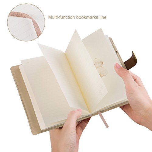 Odeowalker Diary With Combination Lock Pu Leather Notebook Journal Cute Animal Journals A5 Size 224 Pages With Pen Holder For Girl Women Boy Teenagers Nice Gift #TOP1
