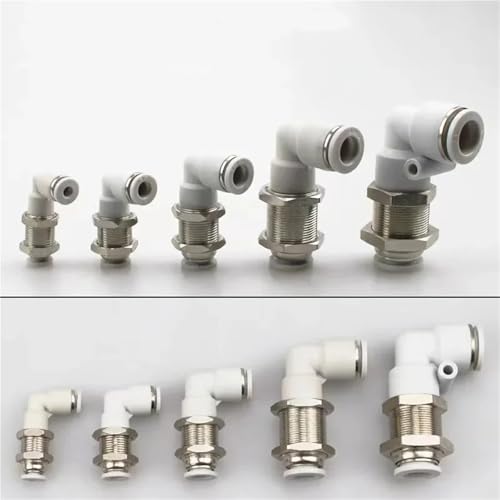 Conector de manguera neumática PLM con acople rápido pasatapas estanco 7