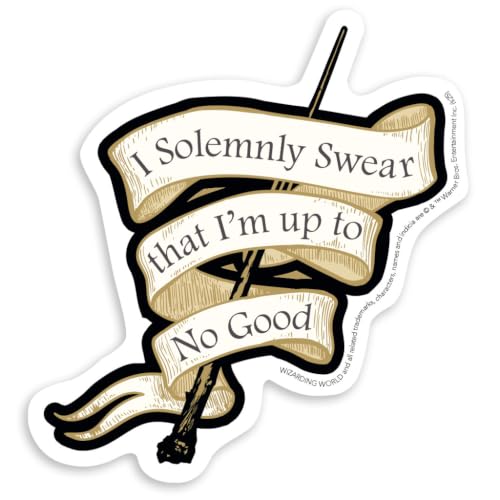 Image of Paper House Productions Harry Potter I Solemnly Swear Die-Cut 3.5" Vinyl Sticker