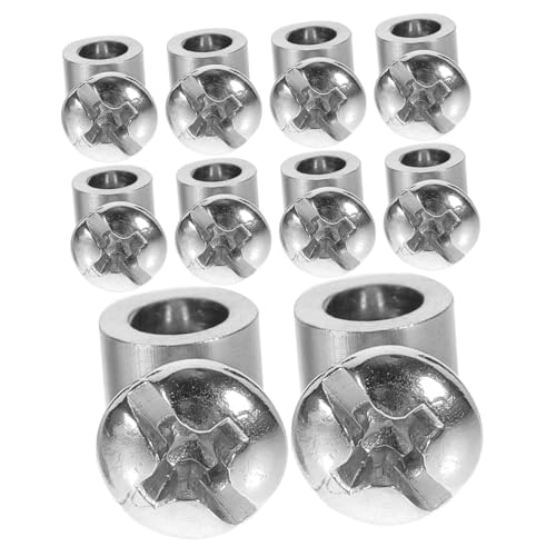 SOLUSTRE Cable Clamp Wire Rope Clamp Replacement Single Clamp Cable Fastener 10pcs Set Stainless Steel for Railing Fence Deck