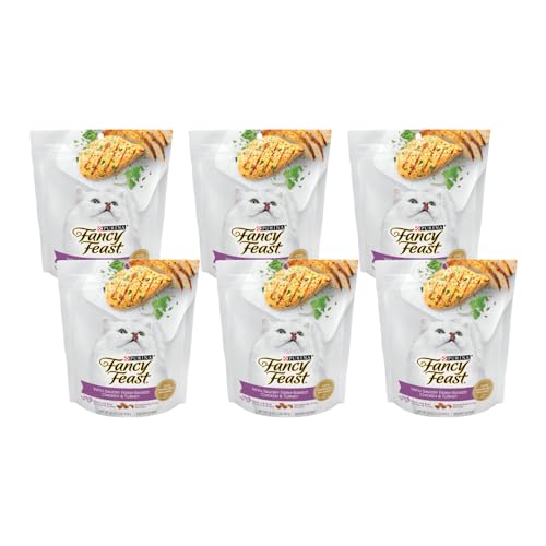 Fancy Feast Gourmet Dry Cat Food, With Savory Chicken & Turkey - (6) 16 Oz. Pouches