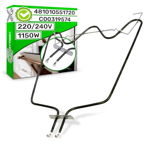 ONIX TECH Inférieur Resistance pour Four 1150W 220V/240V avec Code d'origine 481010551720 C00319574 pour Whirlpool pour Indesit - Garantie de 5 Ans