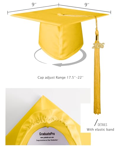 Image of GraduatePro Kindergarten Graduation Cap and Gown Class of 2026, Preschool Kids Ceremony Party Gift