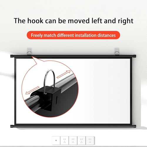 Pantalla manual para proyector 4:3 72 pulgadas miniatura 2