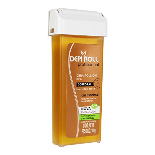 Refil Roll-On Cera Corporal Tradicional 100 g, Depiroll