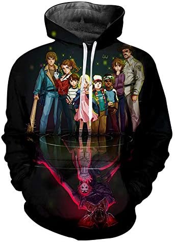 Unisex Stranger Things Chaqueta con Capucha Estampada Digital Suéter con  Capucha Simple Abrigo Deportivo de Manga Larga para Hombres y Mujeres  Sudadera con Capucha: Amazon.es: Ropa
