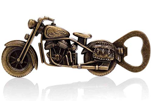 QUEAMBLER Abridor de Botellas de Cerveza para Moto, Abridor de Botellas para Moto de época, para Fiestas de Bar en Familia, Juegos de Beber, Hombres Cover