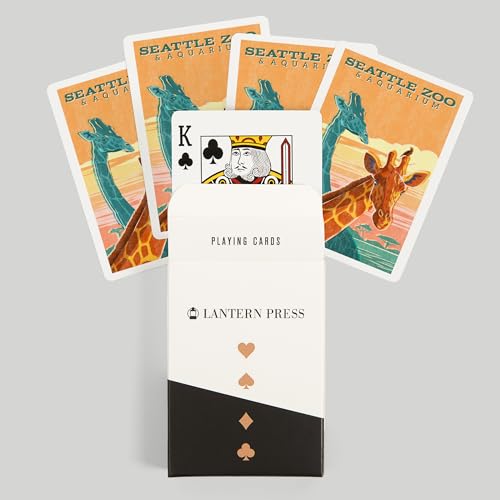 Baraja de naipes Poker Vintage Seattle Zoo 52 cartas miniatura 6