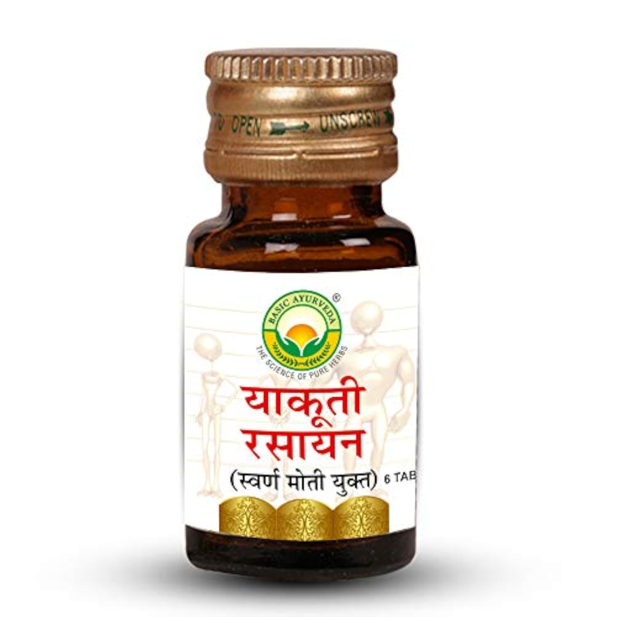 BASIC AYURVEDA Yakuti Rasayan, 6 Tablets