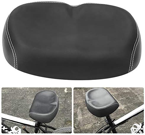 Noseless Bike Seat Cushion, Wide Comfort Saddle for Men & Women Universal Fit Mountain Road Bicycle Ergonomic Cycling Seat