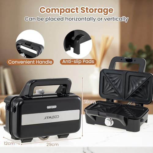 Presse panini et gril contact portable pour des repas conviviaux - 8