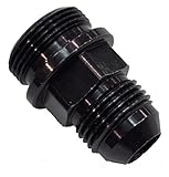 Quick Fuel 19-38QFT 7/8-20#8 A/N Fuel Inlet Fitting Black