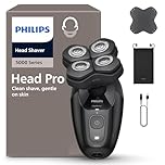Philips Head Shaver Pro 5000 Series - Skull Shaver for Men and Women, 360° Flexing Head & ComfortCut Blades for Clean Shave, Gentle on Skin, Model HS5980/15