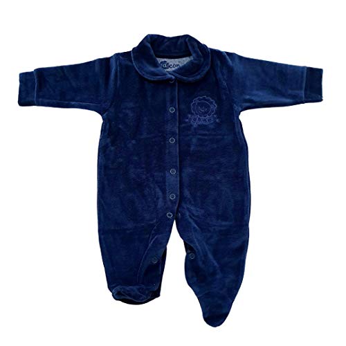 MACACÃO PLUSH AZUL MARINHO - LEÃOZINHO - LINDO E CONFORTÁVEL (M)