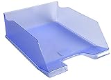 Combo Exacompta 11510D Combo Maxi Set di 4 Vaschette porta corrispondenza Blu ghiaccio translucido