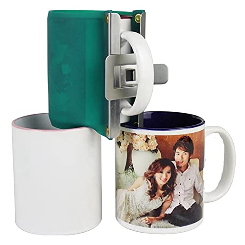 Lysee 3D Printer Parts & Accessories - PPYY New -12PCS/LOT 3D Sublimation Machine Silicone Mug Wraps Rubber Clamps 11OZ Mug Silicone Mould Fixture for 3D Sublimation P - (Color: Green)
