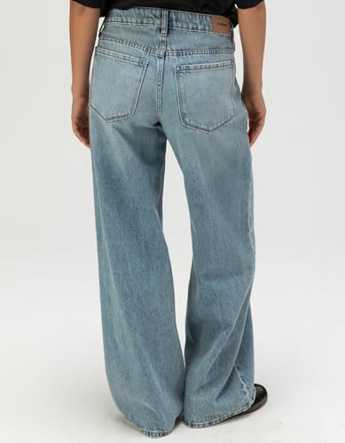 Rsq Womens Mid Rise Wide Leg Jeans3