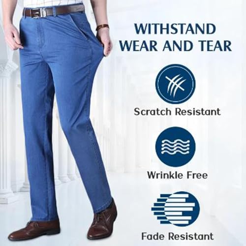 Jett Jeans for Older Men, 2025 New Jettjeans - Men's Classic Straight Fit Stretch Jeans for Every Occasion2