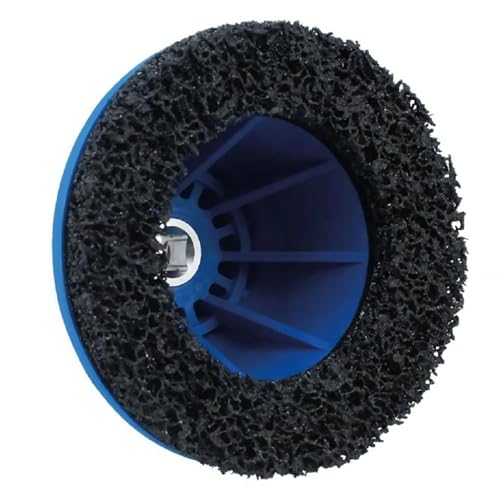 Radnabenschleifer, Kugelkopfschleifer, Nabenschleifer, Topfschleifer Radnabe, Reinigen Schleifen Entrosten 150mm für Felgenwechsel, Rostentfernung, Blau