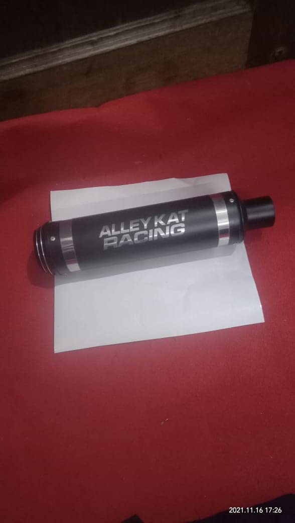 Alleykat Universal Bike Silencer Stainless Steel Slipon Exhaust