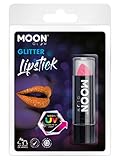  SMIFFY Moon Glow - Neon UV Glitter Lipstick, Pink