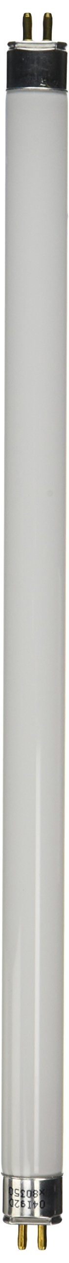 Pack Of 6 F13T5/CW Straight 13 Watt T5 Linear Fluorescent Tube Light Bulb, Cool White, 4100K Super Long Life Light Bulbs