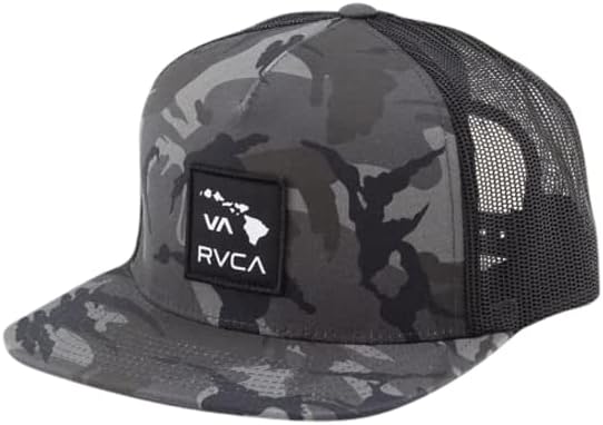 RVCA Islands Patch Trucker Cap | Mit Hawaii-Patch, Netzrückseite | Snapback Für Herren