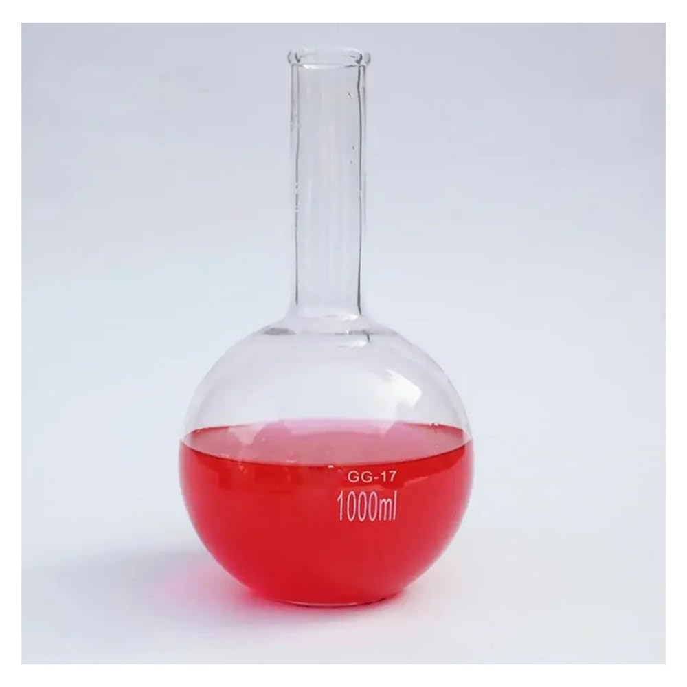 Laborgeräte und -ausrüstung 1 STÜCKE Laborglas 100 ml-2000 ml Runder/flacher Boden Langer Glaskolben for Laborexperiment(500ml flat)