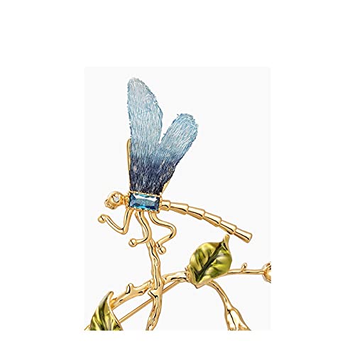 Broche libellule broderie pour femme un bijou de tempérament chargé de poésie