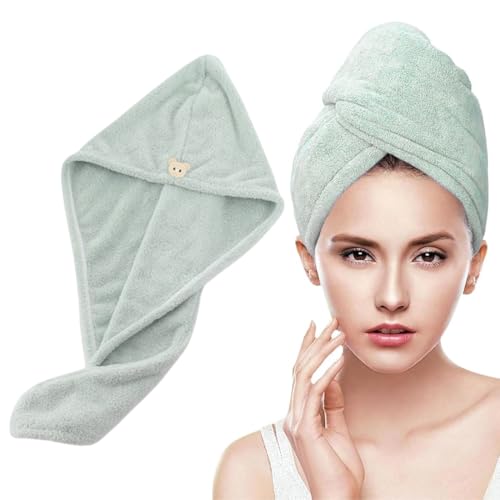Toallas de Microfibra para Secar el Pelo, Turbante de Secado Rápido Superabsorbente, Toallas para Secar El Pelo, Gorro de Pelo Seco para Mujeres, SúPer Absorbentes de Secado RáPido