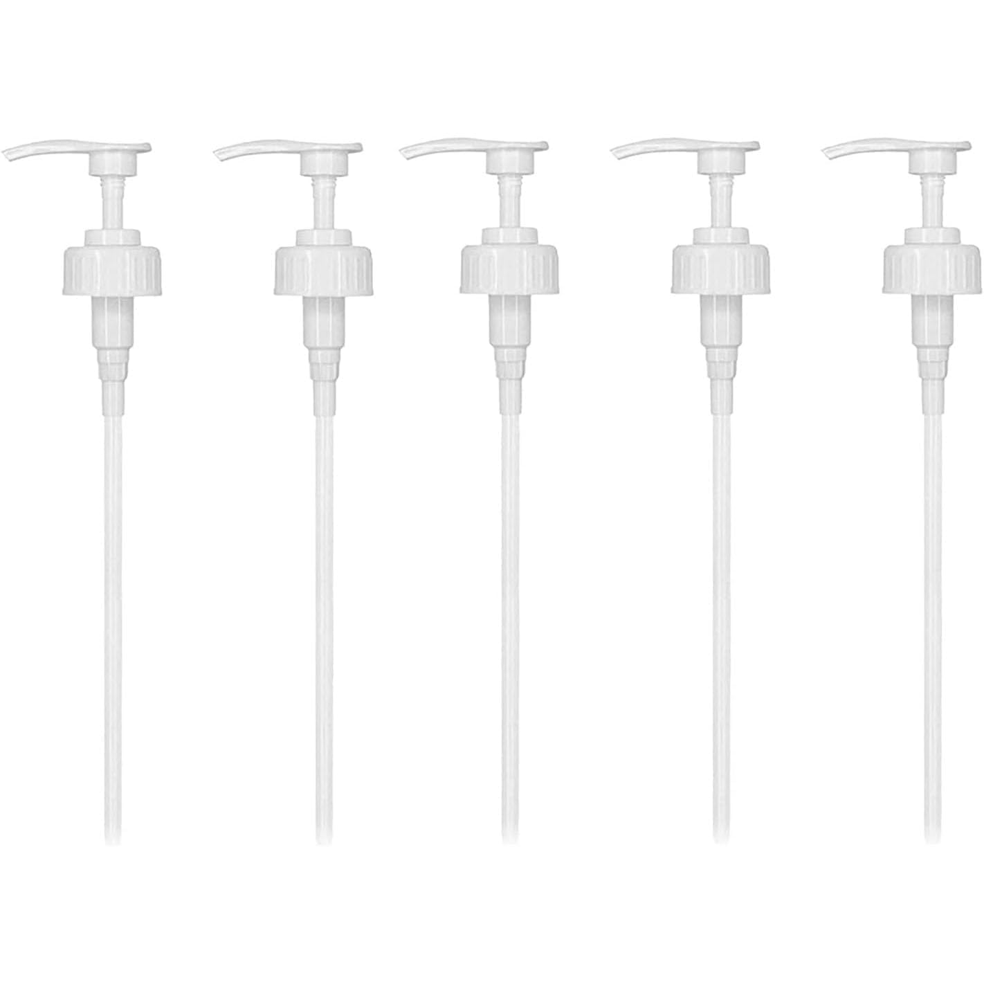 5Pcs 5L Pump Dispenser for 5 Litre Container, 38mm Bottle Pump Dispenser with Tube, 4ml Dose Ideal for Water, Oil and Cleaning Products