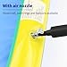 Ball Pump for Sports Balls, Portable Hand Air Pump with 8 Needles 2 Nozzle 1 Extension Hose for Basketball Soccer Football Volleyball Water Polo Rugby and More