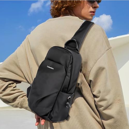 Men's Small Crossbody Sling Bag, Lightweight Chest Shoulder Backpack for Men, Durable Crossbody Bags for Mens, Versatile Travel & Everyday Carry Bag2