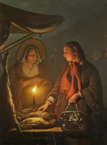 Affiche de Arts de table pour salon Petrus Van Schendel impression sur toile