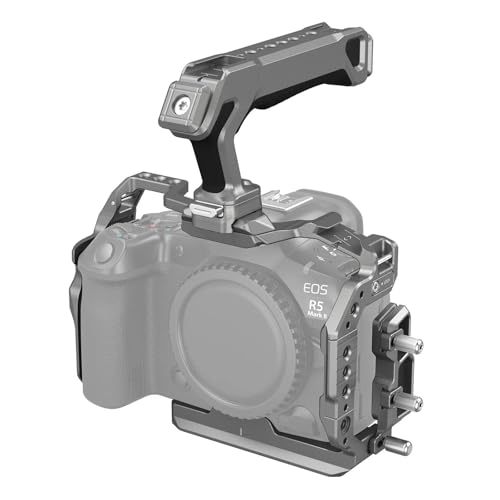 �݊���������Canon EOS R5 Mark II HawkLock �N�C�b�N�����[�X�P�[�W�ƌ݊�������A�����X�N���[���v���e�N�^�[�ƃ��[���t��(5029 HawkLock Kit)