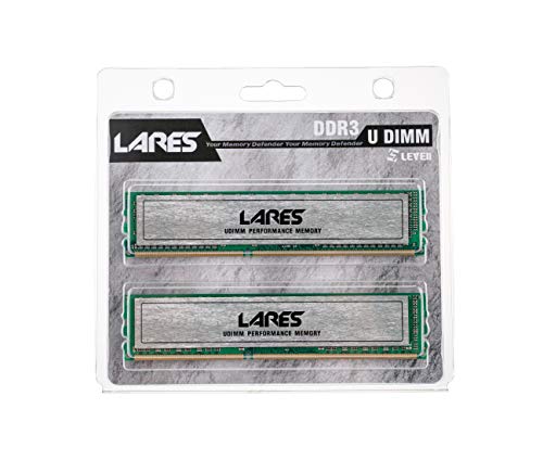LEVEN DDR3 16GB KIT (8GB×2) 1333MHz PC3-10600 CL9 Unbuffered Non-ECC 1.35/1.5V UDIMM 240 Pin PC Computer Desktop Memory Module Ram Upgrade- Lares(JR3UL1333172308-8Mx2) - Thumbnail 5