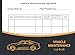 Vehicle Maintenance Log Book: Car Maintenance Log Book - Simple Vehicle Repair and Maintenance Book - Small Size 8.25" x 6"