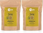 Yupik Hemp Protein Poudre 250g, 50% Teneur en protéines, végétalien, sans gluten, casher, haute en fibre & Fer, Nutty Flavor, Idéal pour les smoothies & Cuisson