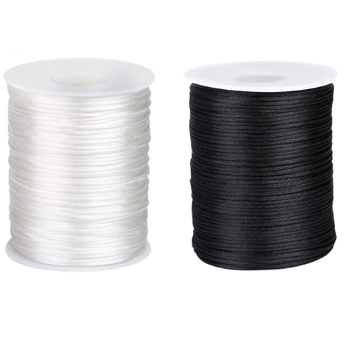 Nylon Cord Thread 110 yards Chinese Knot Macrame Cord Bracelet Braided String DIY Tassels Beading for Shamballa Rope