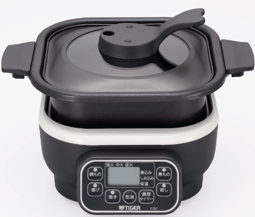 TIGER マイコンテーブルクッカー クリームホワイト CQC-A070-WR