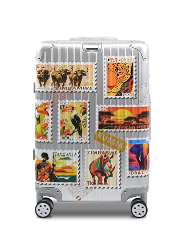 Hoxtosan 33Pcs Luggage Stickers, Travel Stickers and Labels for Suitcases