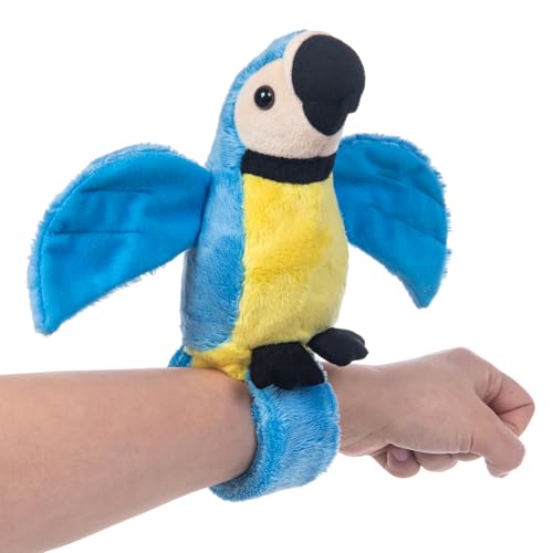 My OLi Talking Parrot Toy with Wristband – Repeats Your Words 5.7' Plush Parrot with 8.3' Wingspan...