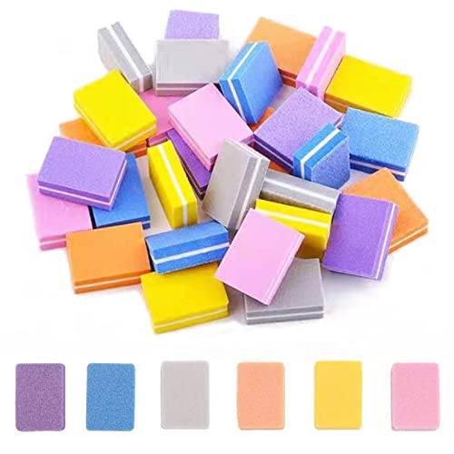 48 Piece Buffer Sanding Blocks Nails Sanding Block Buffer Nail Block Professional Nail Buffers Sanding Blocks Multi Colour Nail Sanding Blocks Nail File Buffer Sanding Blocks for Home Salon Shop