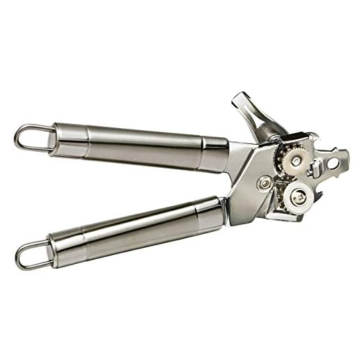 Abridor de Latas Manual, 27 Cm, Inox, Euro