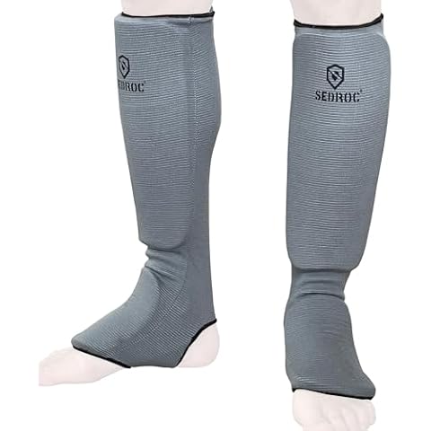 Sedroc Elite Shin Instep Guards Leg and Foot Pads (Large) Cover