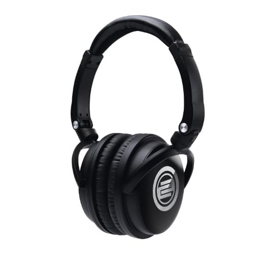 Reloop Airphones, hörlurar med aktiv brusreducering (Active Noise Canceling), svart